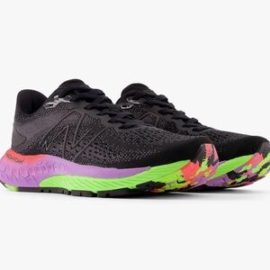 New Balance Women's Fresh Foam 880 v2 Black and Multi Color Running Shoes